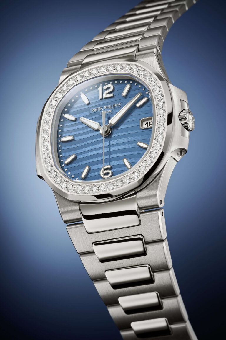 An Azure Evolution of Patek Philippe’s Ladies’ Nautilus 7010/1G-013